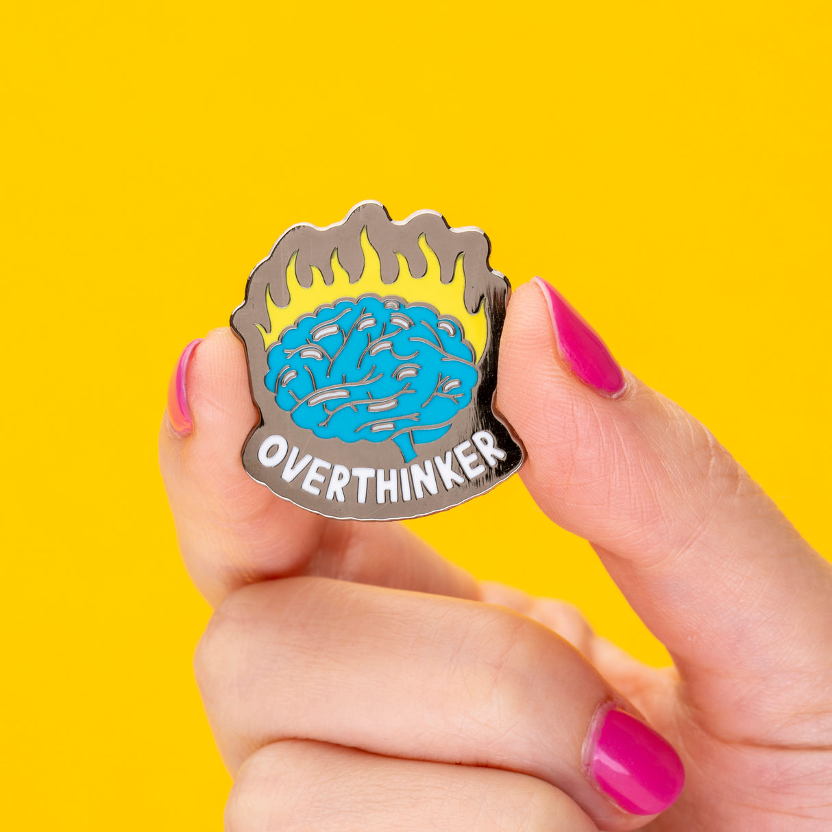 Overthinker Enamel Pin
