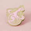 Saturn Kitty Gold Plated Pin
