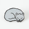 Grey Kitty Soft Enamel Pin