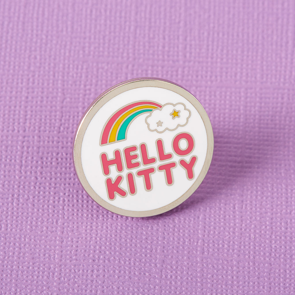 Hello Kitty Rainbow Cloud Enamel Pin