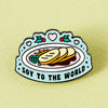 Soy to the World Christmas Enamel Pin