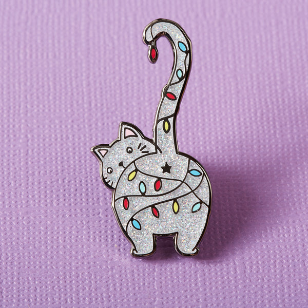 Christmas Kitty Enamel Pin