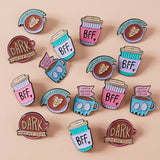 Death Before Decaf Coffee Enamel Pin