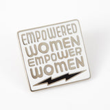 Empowered Women Empower Women White Enamel Pin - Limited Edition