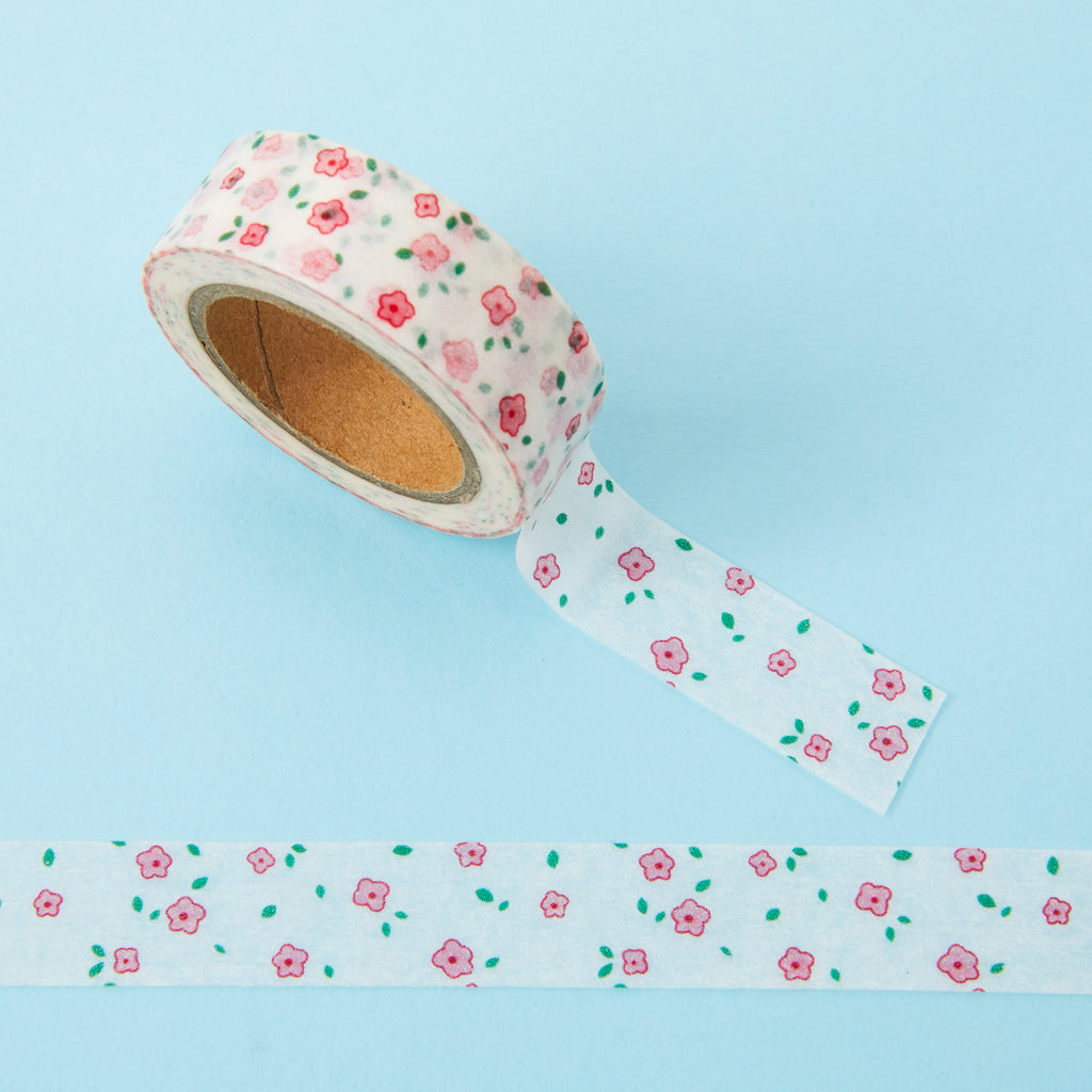 Mini Flower Print Washi Tape