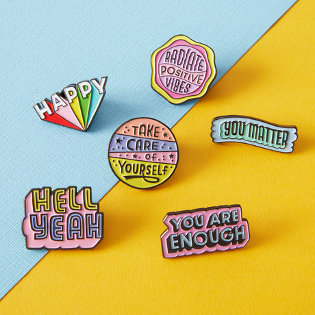 Happy Soft Enamel Pin