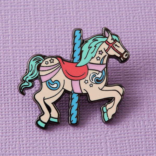 Carousel Horse Enamel Pin