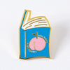 Real Books Have Curves Enamel Pin