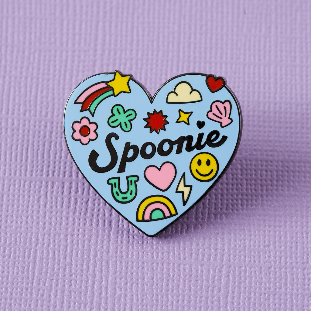 Spoonie Heart Enamel Pin