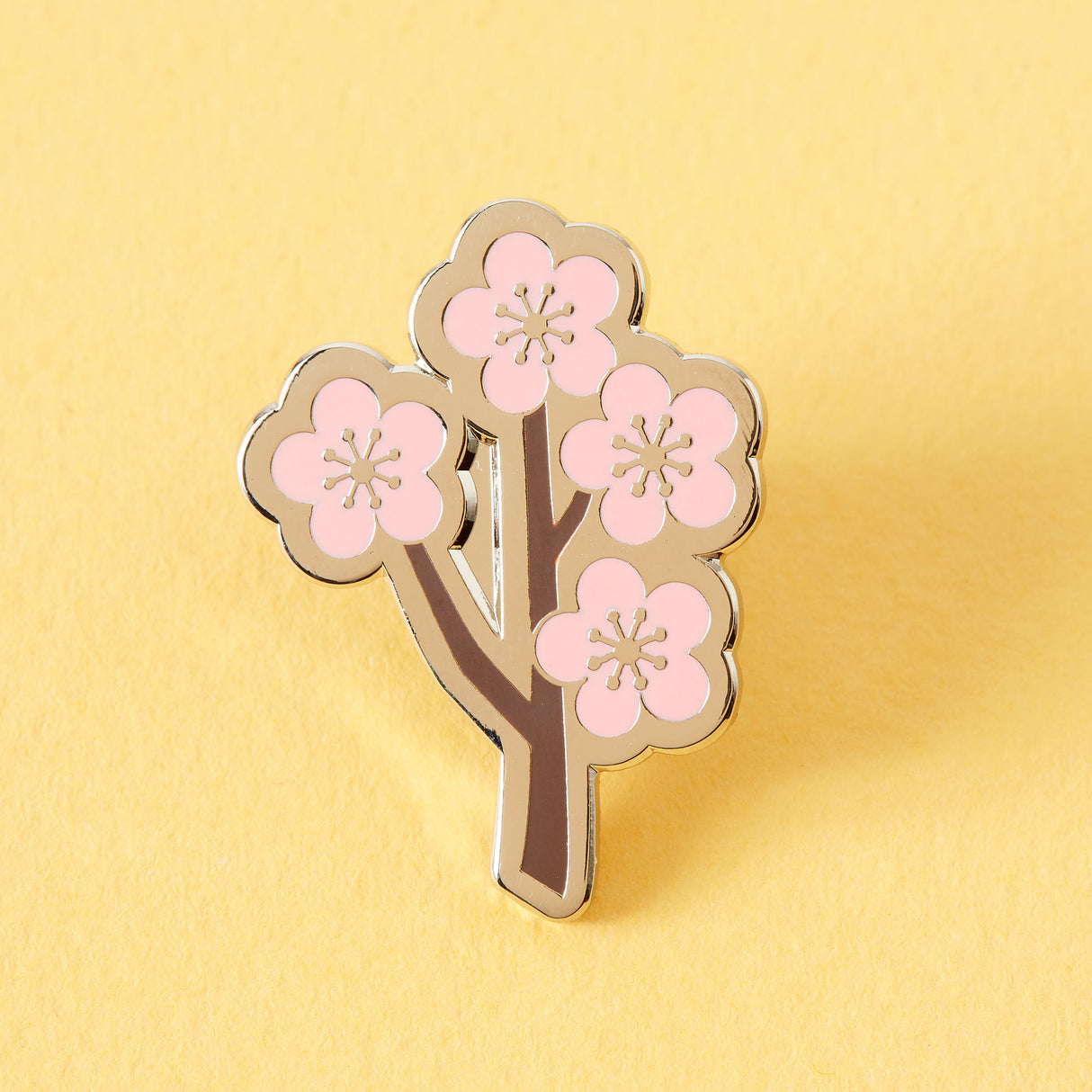 Cherry Blossom Branch Enamel Pin