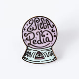 Wiccapedia Crystal Ball Enamel Pin
