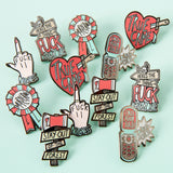 Fuck Politeness Enamel Pin