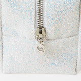 Silver Glitter Make Up Bag