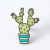 Prickly Pear Cactus Enamel Pin