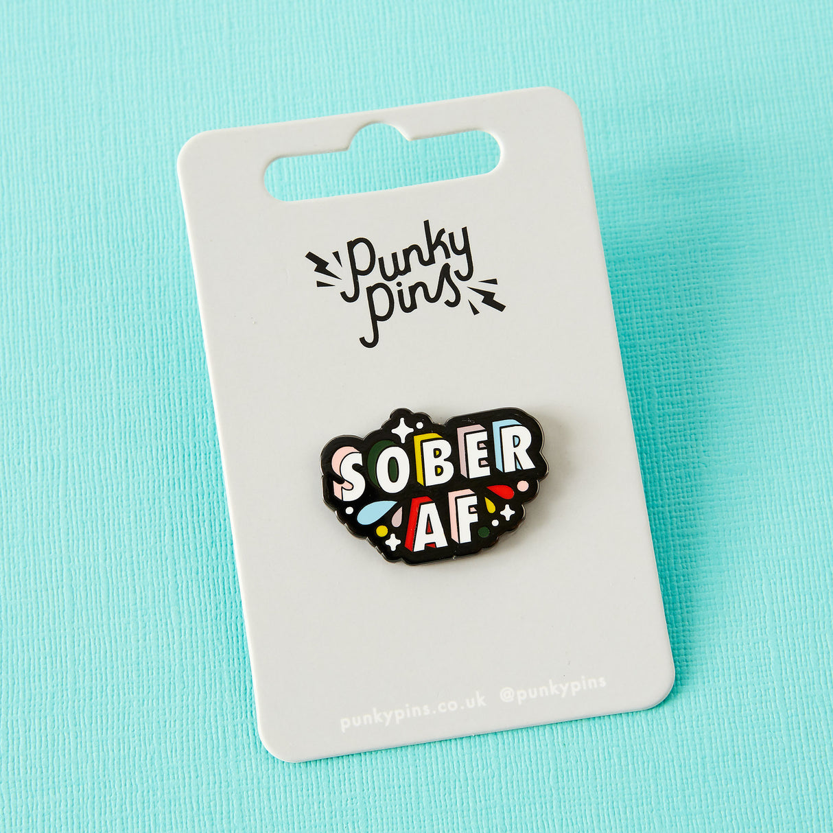 Sober AF Enamel Pin