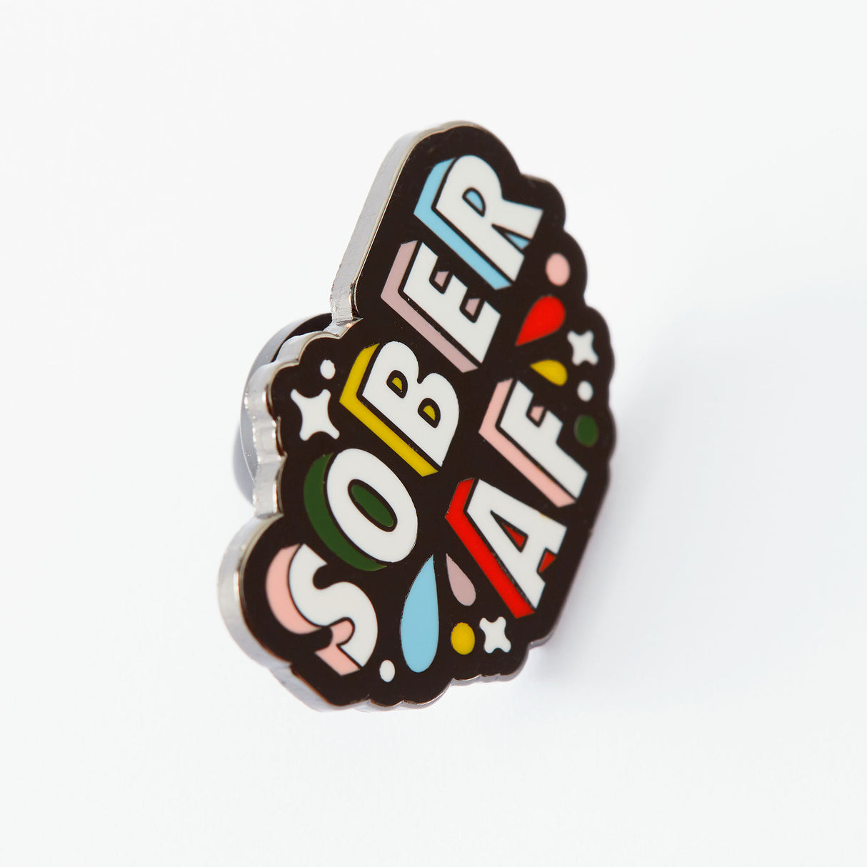 Sober AF Enamel Pin