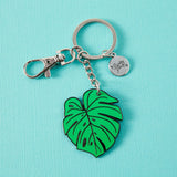 Monstera Leaf Keyring