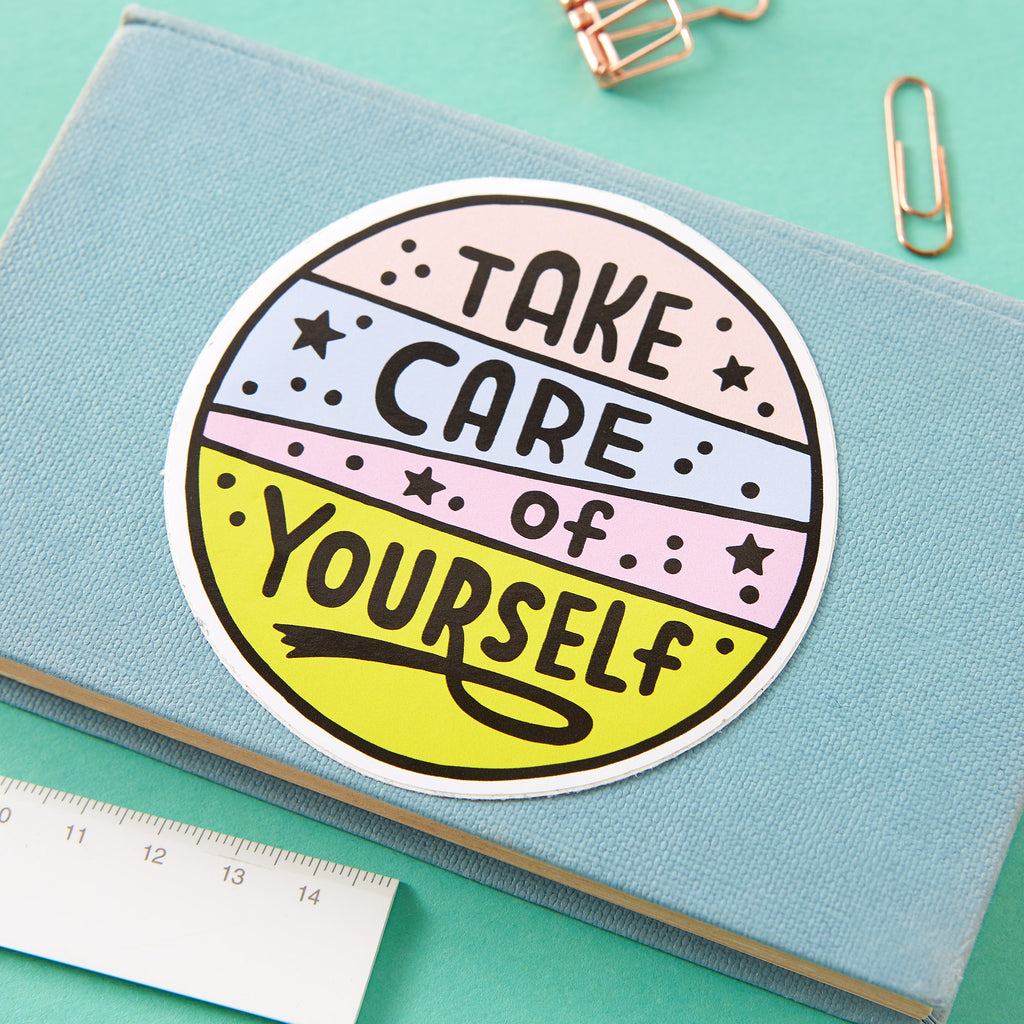 Take Care of Yourself Large Vinyl Sticker