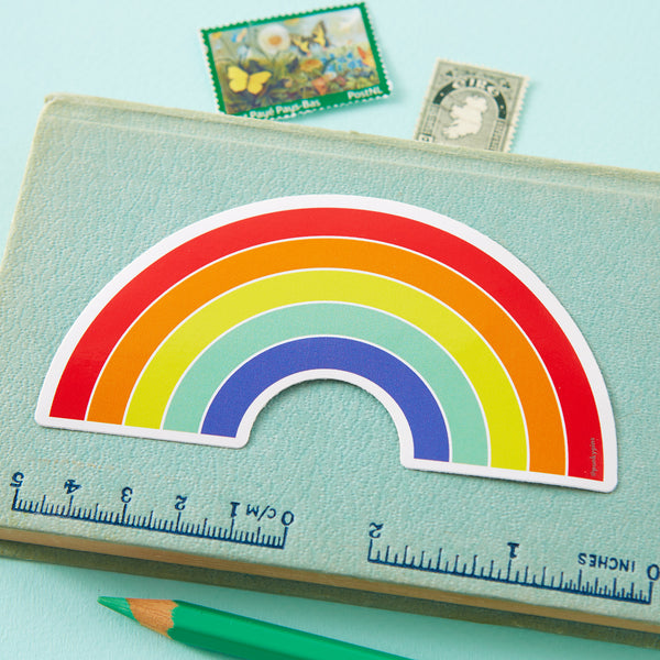 Rainbow Large Vinyl Sticker