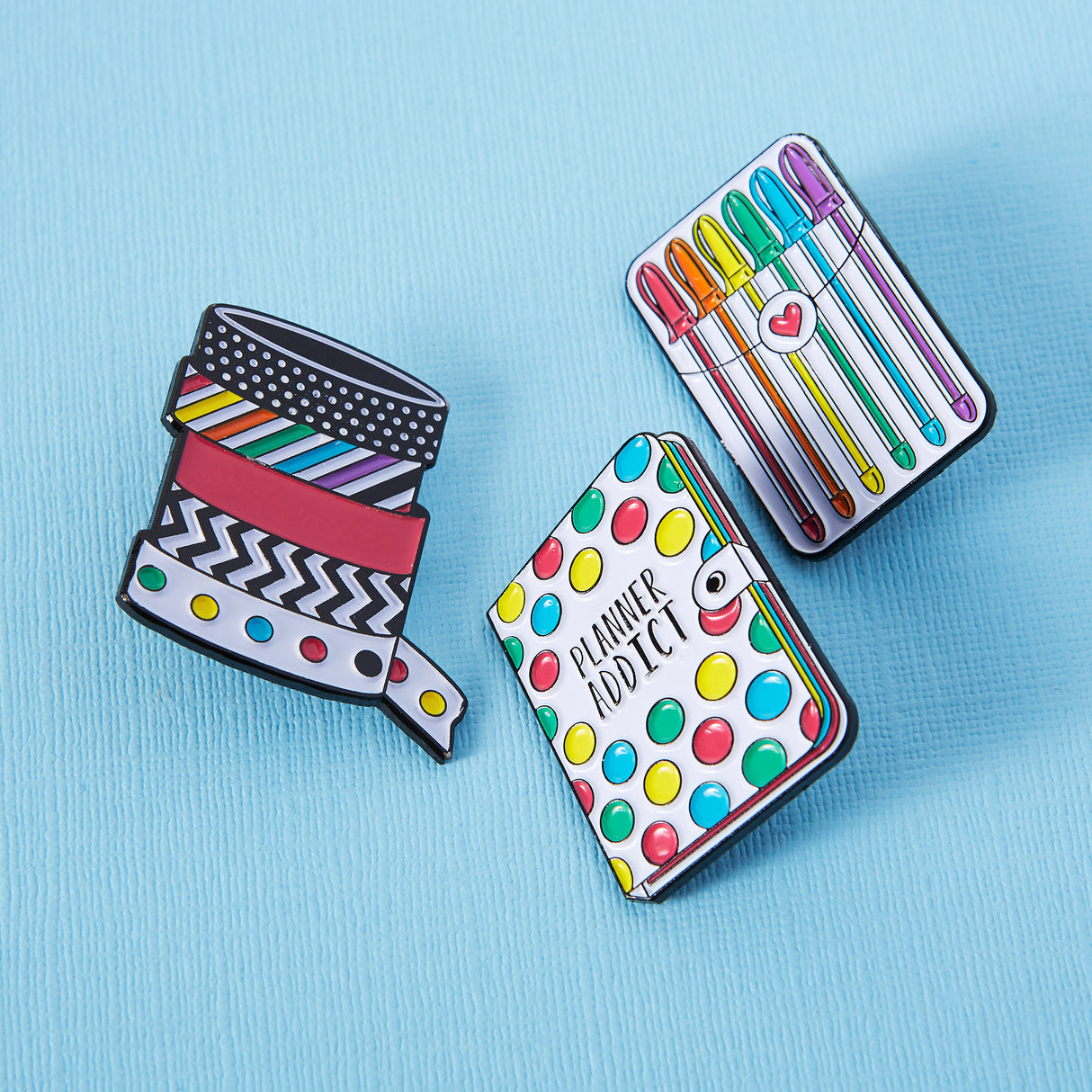 Stationery Gel Pens Enamel Pin