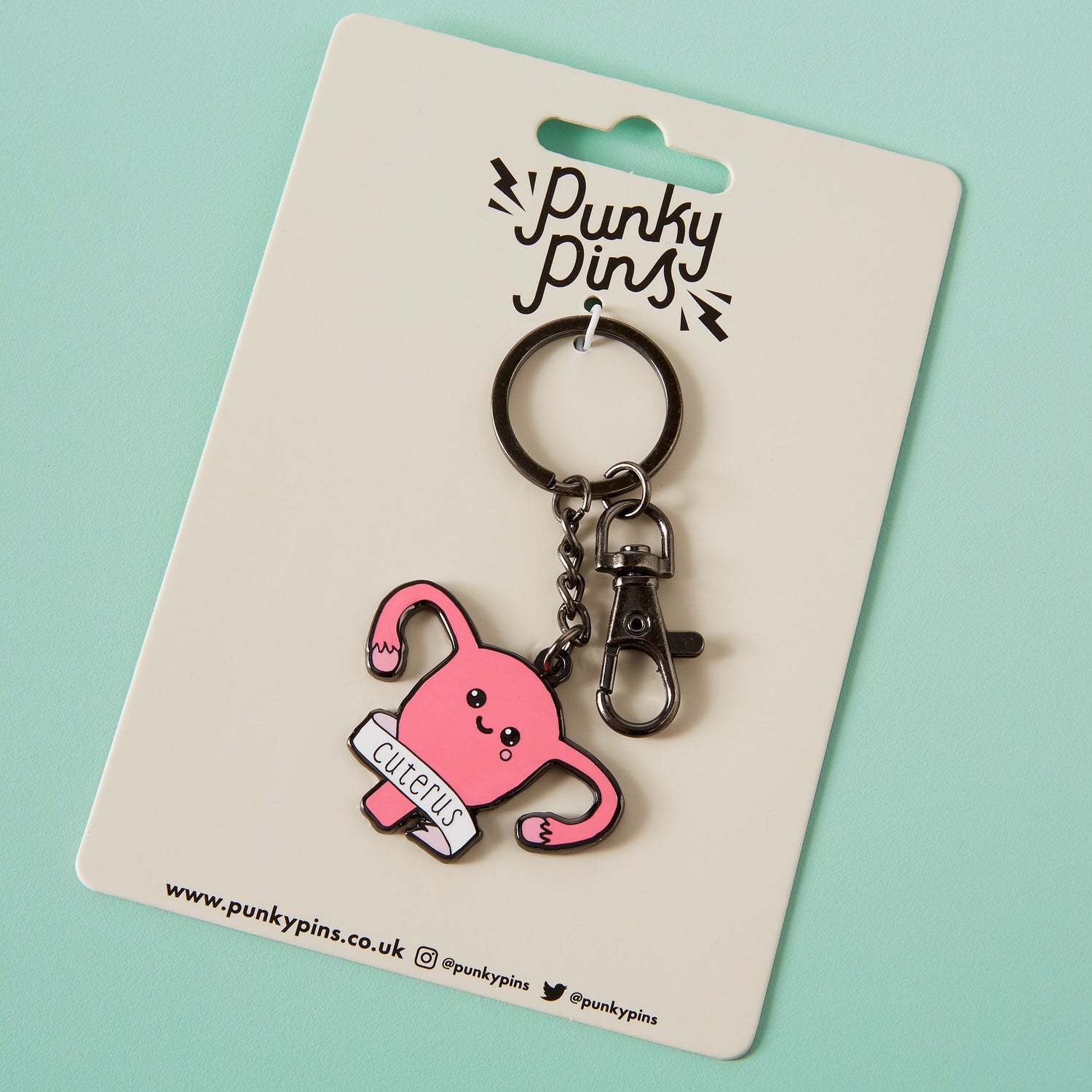 Cuterus Enamel Keyring