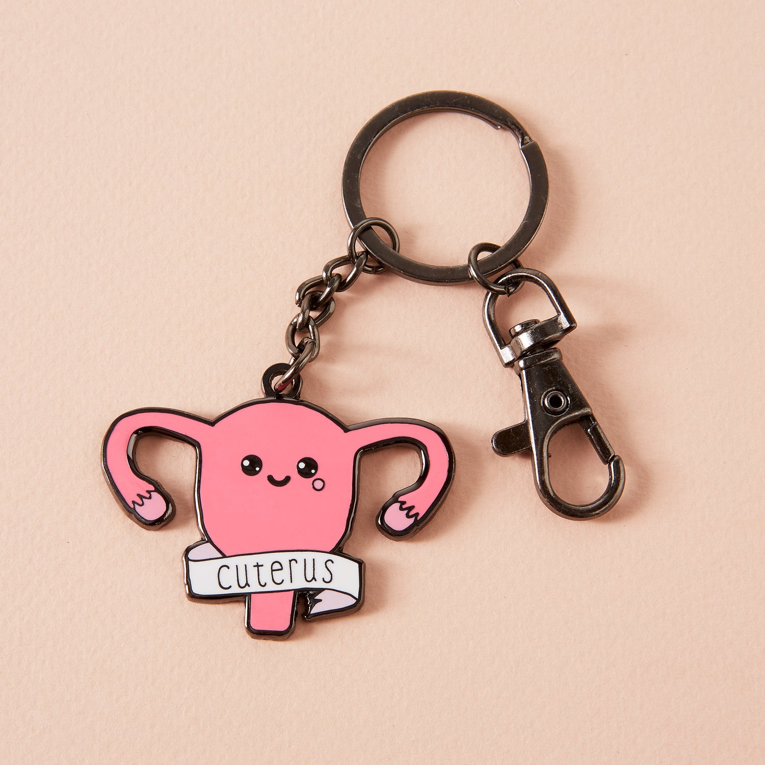 Cuterus Enamel Keyring