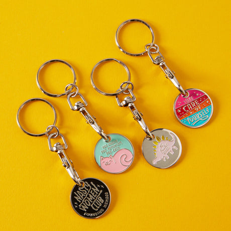 No Fucks Dino Trolley Coin