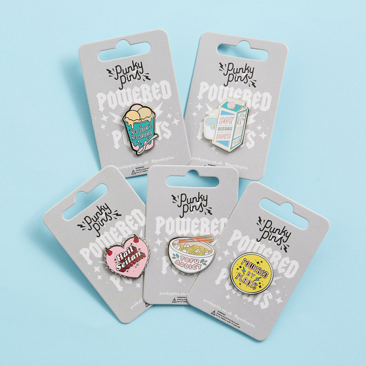 Powered by Plants Enamel Pin