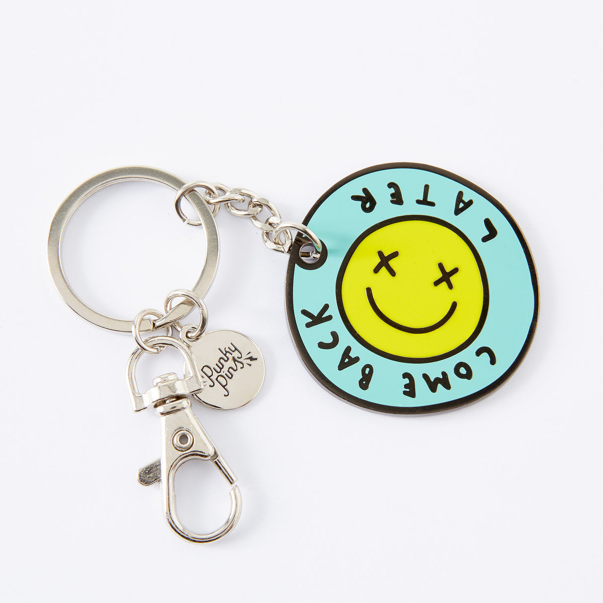 Come Back Later Enamel Keyring