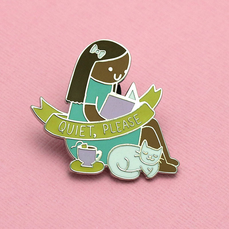 Quiet, Please - LIMITED EDITION Ruth Enamel Pin