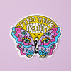 Find Your Freedom Butterfly Vinyl Sticker
