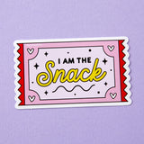 I am the Snack Vinyl Sticker
