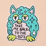 Evil Nostalgic Furby Vinyl Sticker