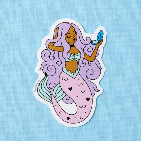 Mirror Mirror Mermaid Vinyl Sticker