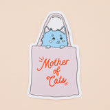 Mother Of Cats Vinyl Sticker