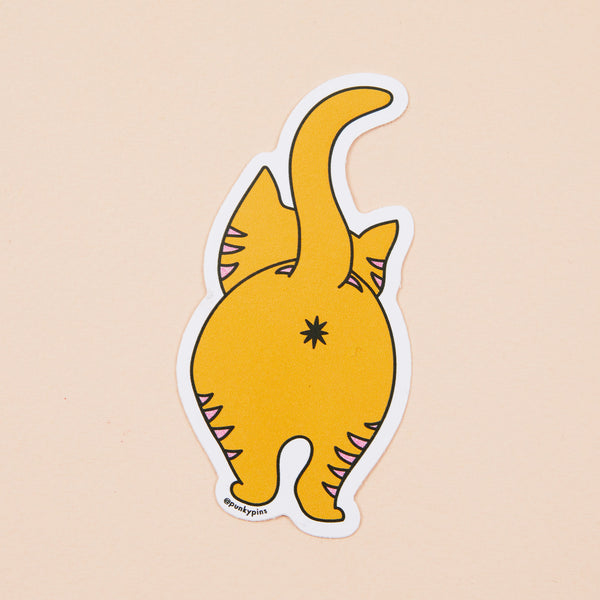 Ginger Cat Vinyl Sticker