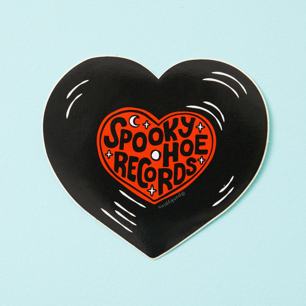 Spooky Hoe Records Vinyl Sticker