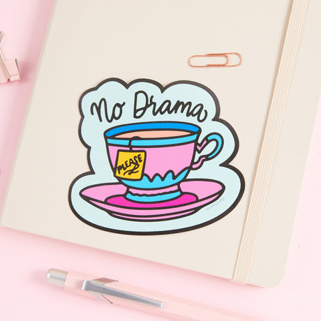 No Drama Vinyl Sticker