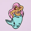 Chubby Mermaid Vinyl Sticker