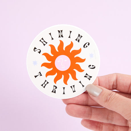 Shining Thriving Vinyl Sticker