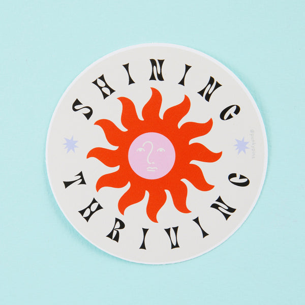 Shining Thriving Vinyl Sticker