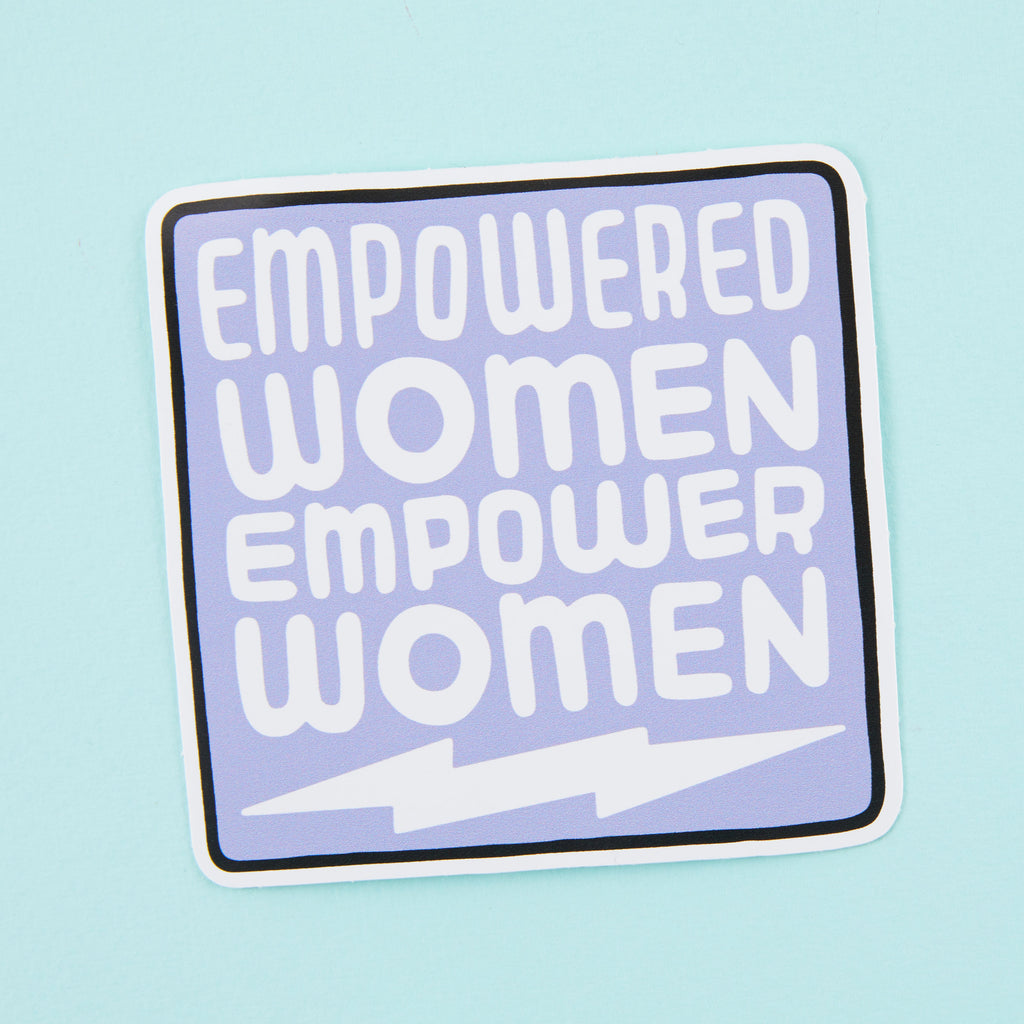 Empowered Women - Purple Vinyl Sticker