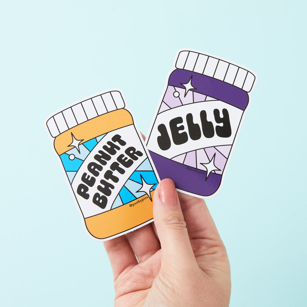 Peanut Butter & Jelly 2x Vinyl Sticker Pack