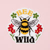 Bee Wild Bumblebee Vinyl Sticker