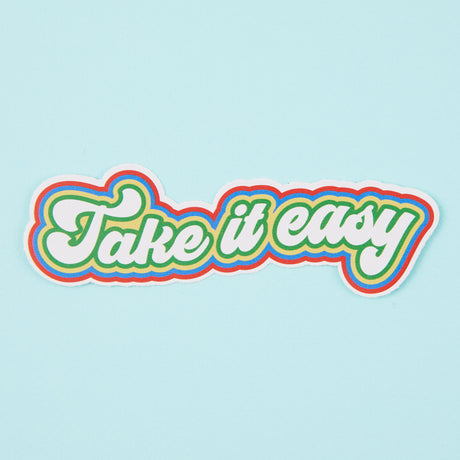 Take It Easy Vinyl Sticker