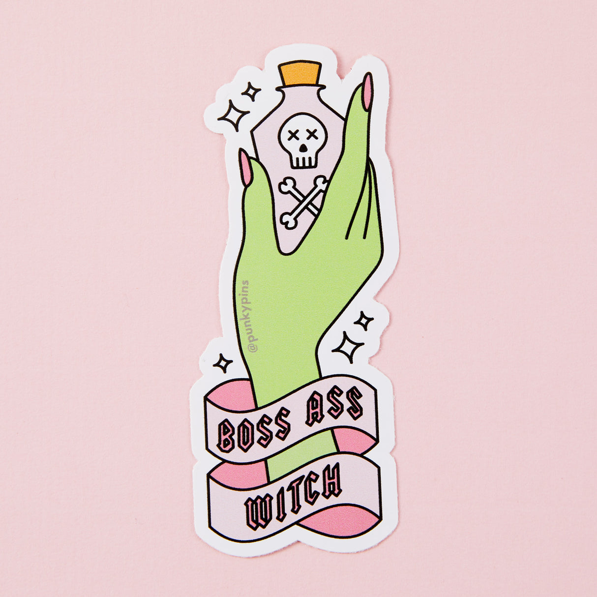 Boss Ass Witch Vinyl Sticker