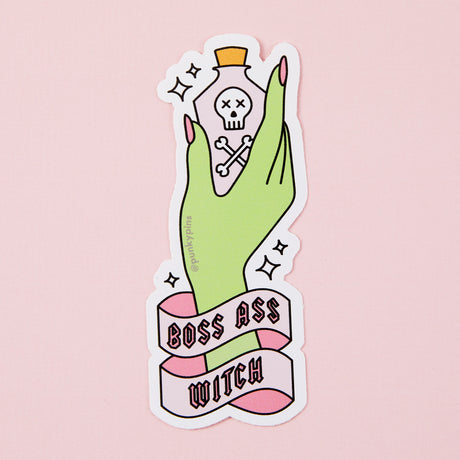 Boss Ass Witch Vinyl Sticker