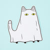 Ghost Cat Vinyl Sticker