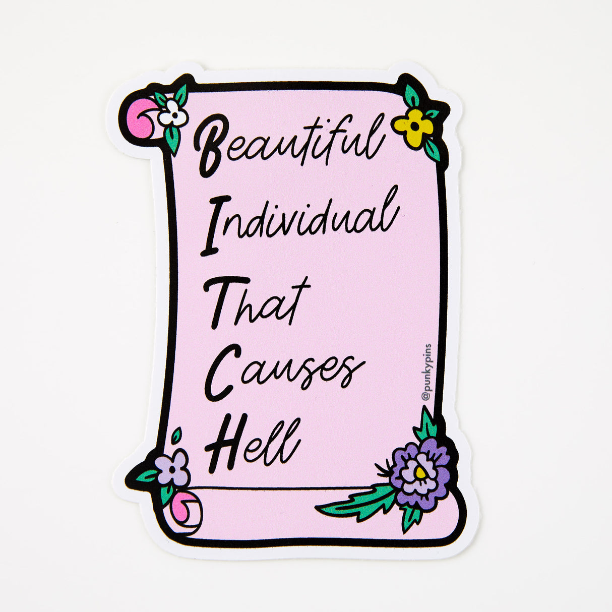 Beautiful Individual Vinyl Sticker