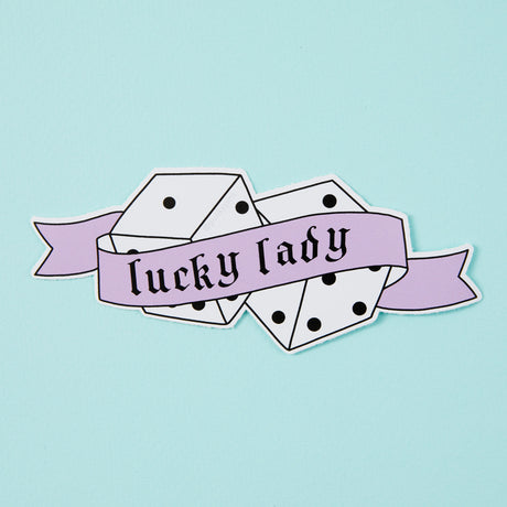 Lucky Lady Vinyl Sticker